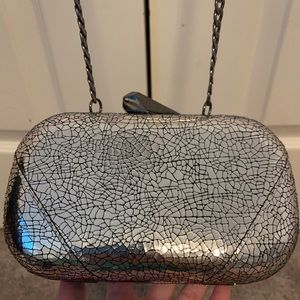 Small metallic purse